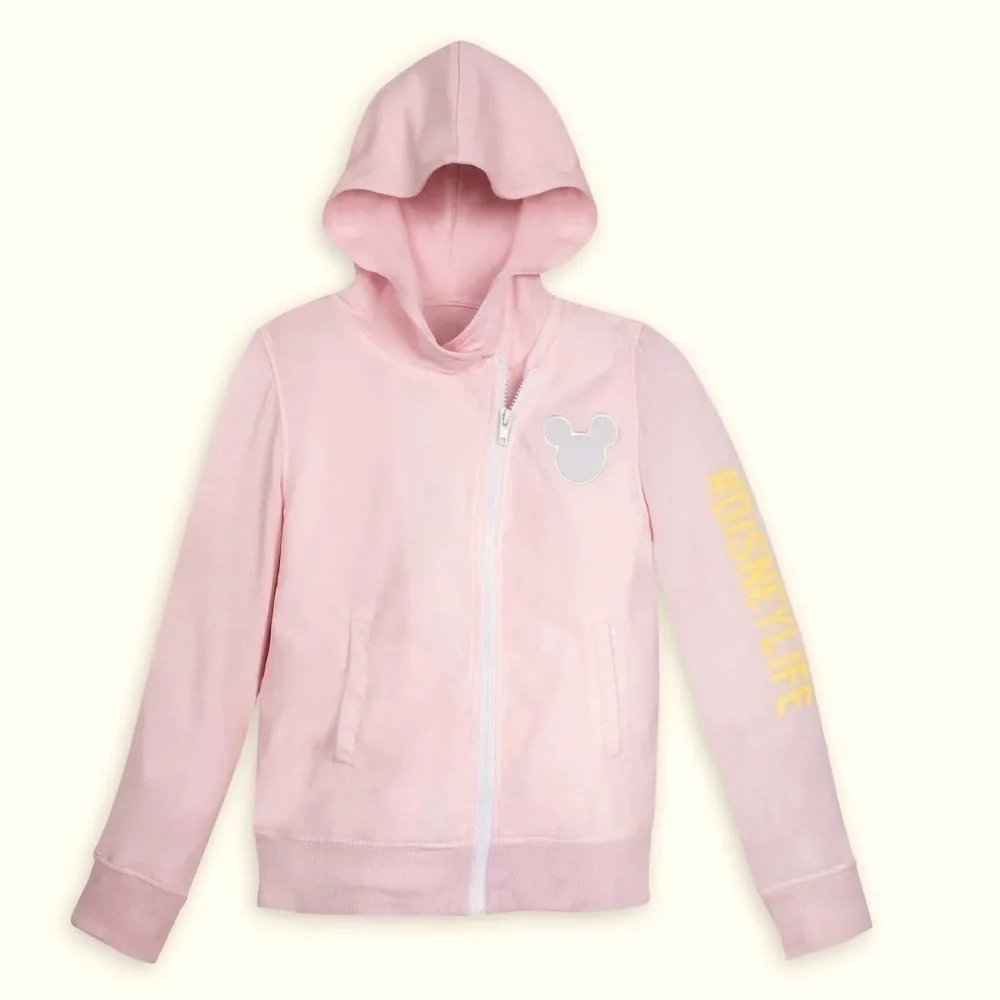 Walt Disney World Satin Zip Up Sweatshirt size XL